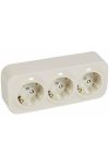 LEGRAND 782468 Forix IP21 railed 3x2P + F socket with safety shutter, beige