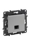 LEGRAND 863359 Niloé Step RJ45 Cat.5E UTP aljzat, alumínium