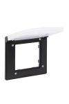 LEGRAND 863596 Niloé Step 1-es keret, IP44, fekete