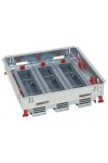 LEGRAND 88022 24 (3x8) modular, horizontal, height-adjustable standard floor box, can be mounted with Mosaic