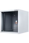 LEGRAND EVO4U6060 wall rack cabinet, 19'' 4U WIND: 600 DEPTH: 600 CORE: 405 gray one-piece, glass door ready-assembled MAX: 65 kg Evoline