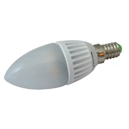   TRACON LGY5W Gyertya búrájú LED fényforrás, tejüveg 230VAC, 5 W, 2700 K, E14, 370 lm, 250°