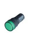TRACON LJL16-GD LED-es jelzőlámpa, zöld 48V AC/DC, d=16mm