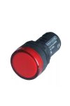 TRACON LJL22-RF LED-es jelzőlámpa, piros 400V AC, d=22mm