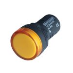   TRACON LJL22-YE LED-es jelzőlámpa, sárga 230V AC/DC, d=22mm