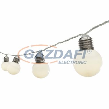 HOME LP 20/WW LED-es villanykörte fényfüzér, melegfehér, 9.5 m