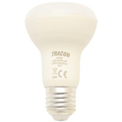   Bec Led reflector TRACON LR639W LED 230 V, 50 Hz, E27, 9 W, 638 lm, 2700 K, 120°, EEI=A+
