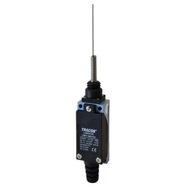 TRACON LSME8169 Helyzetkapcsoló, rugószáras (acél) 1×NO+1×NC, 5A/250V AC, 97mm, IP65