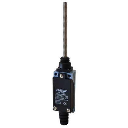   TRACON LSME9101 Helyzetkapcsoló, rugószáras (acél) 1×NO+1×NC, 5A/250V AC, 100mm, IP65