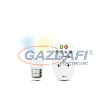 LUTEC JE0126131 I DUAL Led filament izzó + távirányító szett, 9W, 2200-5500K, E27, IP20