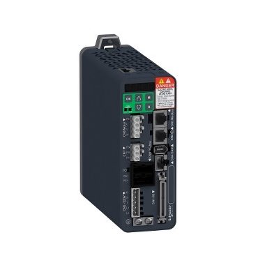 SCHNEIDER LXM28EU04M3X Lexium 28 szervohajtás, 400 W, 1/3f, 230 VAC, 1x Modbus, 2x EtherCAT