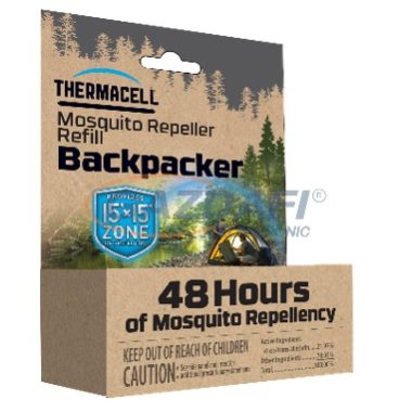 THERMACELL M-48 Backpacker "világjáró" készülékhez szúnyogriasztó lapkák (Thermacell M48)