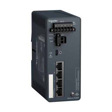 SCHNEIDER MCSESM043F23F0 Modicon switch, TCP/IP, menedzselhető, 4TX