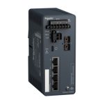   SCHNEIDER MCSESM053F1CS0 Modicon switch, TCP/IP, menedzselhető, 4TX/1FX, monomódusú