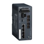   SCHNEIDER MCSESM063F2CS0 Modicon switch, TCP/IP, menedzselhető, 4TX/2FX, monomódusú