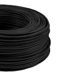 MKH 0,5mm2 spun copper wire black H05V-K