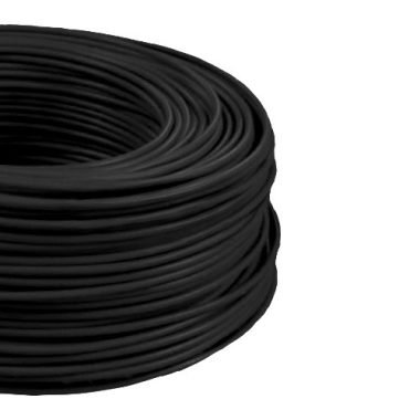 MT 3x0,75mm2 spun copper wire black H03VV-F