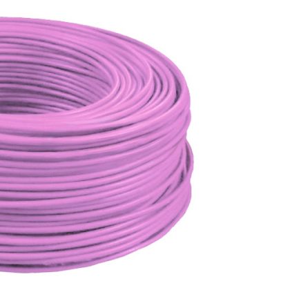 Cablu electric MKH 0,75mm2 sarma de cupru litat roz H05V-K