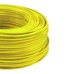 MKH 0,5mm2 spun copper wire yellow H05V-K