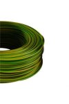 MCU 1mm2 copper wire solid green/yellow H05V-U
