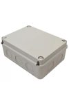TRACON MED19148 Electronic box, light gray, with full cover 190 × 145 × 80, IP67