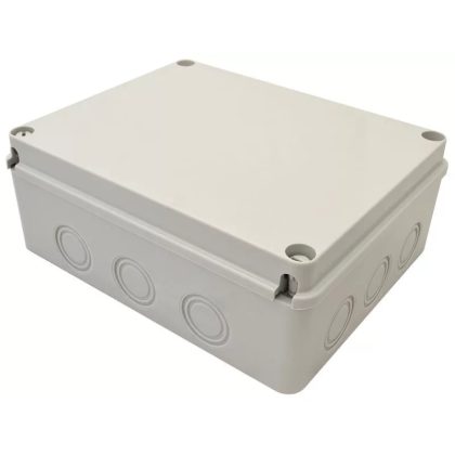   TRACON MED25209 Electronic box, light gray, with full cover 250 × 200 × 90, IP67