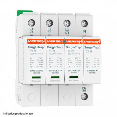 MERSEN 83120140 Túlfeszültség levezető 1+2.típus , 277V/480V, 3P+N (TT)