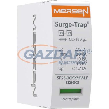 MERSEN 83230003 SP23-20K275V-LF Túlfeszültség levezető betét 2+3.típus , 230V, 1P  szivárgóáram mentes