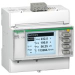   SCHNEIDER METSEPM3250 Teljesítménymérő I,In,U,V,PQS,E,PF,Hz,átlag, MODBUS