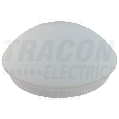 TRACON MFM04E Műanyag beltéri vészvilágító LED lámpatest, mozg.érzékelő 230VAC;5/10W;5, 8GHz;2-8m;10s-12m;4500K;IP20;800lm;EEI=A