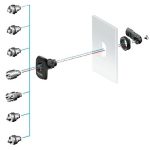   SCHNEIDER NSYAEDLS6S3D square lock insert 6mm for Spacial S3D enclosure