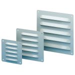   SCHNEIDER NSYCAG130x110LM Fém ventilátor nyílás takaró 160x160mm