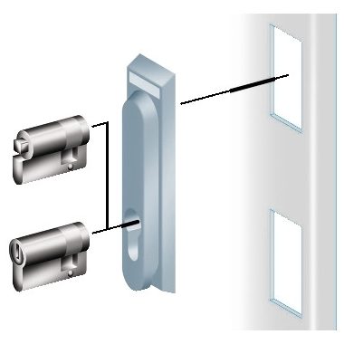 SCHNEIDER NSYTT6ME Háromszögprofil zárbetét, hárompontos (7mm)