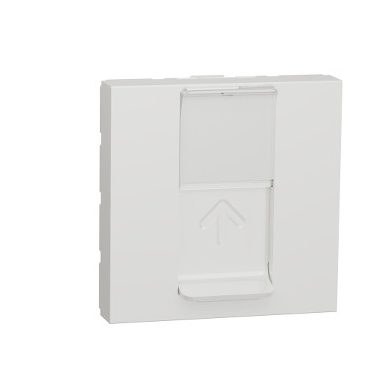 SCHNEIDER NU344918 UNICA SYSTEM+ Infraplus 1xRJ45 csatlakozó, Cat6A, FTP, fehér