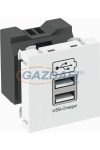 OBO 6105300 MTG-2UC2.1 RW1 USB töltő 2,1 A töltőárammal 45x45mm