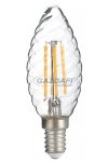 OPTONICA 1413 LED csavart gyertya fényforrás C35 4W 400LM E14 220-240V 2700K - FILAMENT