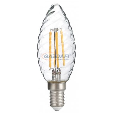 OPTONICA 1413 LED csavart gyertya fényforrás C35 4W 400LM E14 220-240V 2700K - FILAMENT