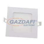   OPTONICA 2614 LED panel, süllyesztett szögletes 6W 440LM AC85-265V CRI>95 6000K