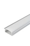 OPTONICA 5109 alumínium LED profil szürke /fehér  L=2m 23.5x10x21.5mm