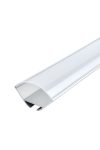 OPTONICA 5110 alumínium LED profil szürke /fehér  L=2m 16x16x10.5mm