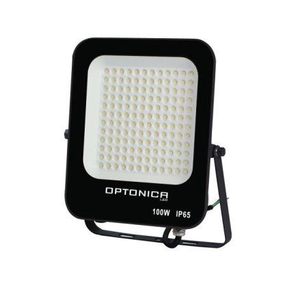   OPTONICA 5733 LED SMD fényvető fekete 100W 9000LM AC220-240V 90° IP65 6000K
