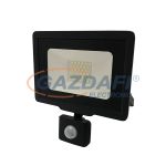   OPTONICA 5947 LED SMD fényvető fekete 30W 2400LM AC220-265V 120° IP65 6000K - mozgásérzékelővel