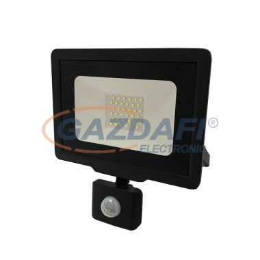 OPTONICA 5951 LED SMD fényvető fekete 50W 4000LM AC220-265V 120° IP65 4500K - mozgásérzékelővel