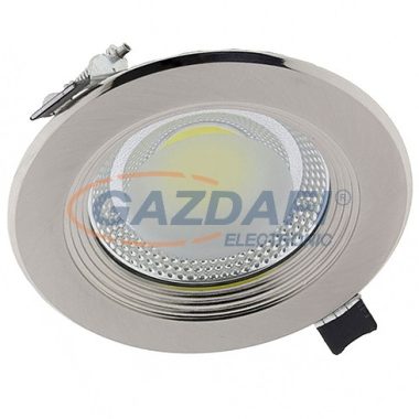 OPTONICA CB3153 LED spot lámpa, süllyesztett,matt króm 15W 230V 1200lm 2700K 120° 164x40mm IP20 A+ 25000h