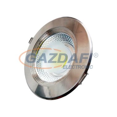 OPTONICACB3179 LED spot lámpa, süllyesztett, matt króm 20W 230V 1200lm 4500K 120° 187x60mm IP20 A+ 25000h