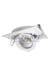 OPTONICA CB3256 süllyesztett LED spot,állítható 12W 200-240V 960lm 2700K 60° 115x115x42mm IP20 A+ 25000h