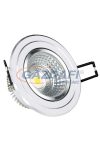 OPTONICA CB3281 süllyesztett LED spot lámpatest, forgatható 5W 185-265V 360lm 6000K 38° 86x54mm IP20 A+ 25000h