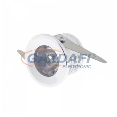 OPTONICA DL2101 LED süllyesztett spot lámpa, kerek 1W 220V 90lm 6000K 60° 30x20mm IP20 A+ 25000h