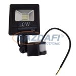   OPTONICA FL5490 LED reflektor,mozgásérzékelős 10W 95V-265V 80lm/W 2700K 150° 205x118x37mm IP66 A+ 25000h