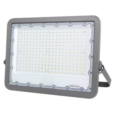 OPTONICA FL5746 LED reflektor szürke 200W 220-240V 20000 lm 4500K 90° 280x393x41.6 mm IP65